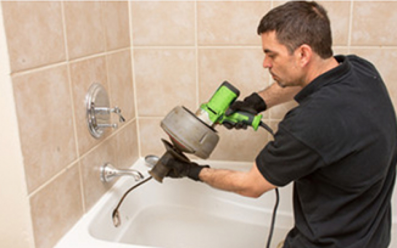 Snaking a Bathtub Drain